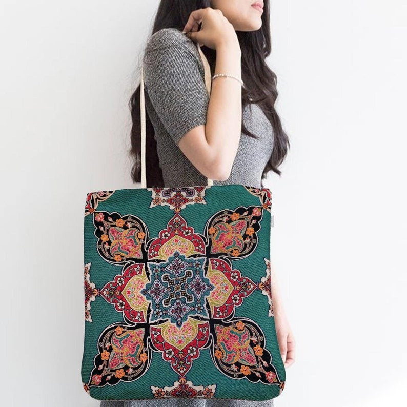 Gobelin Tapestry Patterned Bag